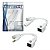 Kit 5 Adaptador Injetor POE Macho Femêa 10/100 Para Cftv - Imagem 1