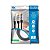 Cabo Áuidio P2 Rca Fitz P2 Estereo 2 Rca Macho Plug Metal 3M - Imagem 3