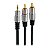 Cabo Áuidio P2 Rca Fitz P2 Estereo 2 Rca Macho Plug Metal 3M - Imagem 2