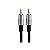 Cabo De Áudio P2 3,5mm Fitz Estereo Plug Metal 3M - Imagem 1