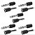 Adaptador P10 Plastico P10 Estereo Para P2 Femea J2 Estereo - Imagem 1