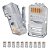 Alicate Crimpar Testador De Cabo C/ 9v 50 Plugs Rj45 Cat5e - Imagem 4