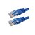 5x Cabo De Rede Internet Gigabit Cat5e Até 1gb Azul 5 Metros - Imagem 3