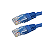 5x Cabo De Rede Internet Gigabit Cat5e Até 1gb Azul 3 Metros - Imagem 3