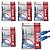 5x Cabo De Rede Internet Gigabit Cat5e Até 1gb Azul 3 Metros - Imagem 1
