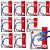 10x Cabo De Rede Patch Cord Gigabit Cat5e Até 1gb Azul 2m - Imagem 1