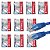 10 Cabo De Rede Rj45 1m Ethernet Patch Cord Cat5e 1 Metro - Imagem 1