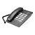 Telefone Fixo Mesa Com Fio Ibratele Cor Preto Numero Grande - Imagem 1