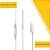 Fone de Ouvido Com Microfone Conexão USB C Branco Bright - Imagem 3