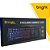 Teclado Gamer Membrana Usb Abnt2 Led Rgb 107 Tecla 1,5m Cabo - Imagem 2