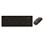 Combo Teclado E Mouse Sem Fio Office Slim Preto - Imagem 1
