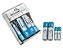Kit Carregador De Pilhas Multilaser + 8 Pilhas Aa/aaa Recarr - Imagem 1