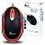 Mouse Knup USB Óptico 1200 DPI Preto 3 Botões Cabo 1,5m - Imagem 1