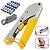 Kit Alicate Compressão Rg6 Rg59 Decapador 10 Conectores RG6 - Imagem 1