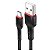Kit 10 Cabo Micro Usb V8 Turbo 1M Performance Branco Preto - Imagem 3