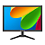 Monitor Office 19" Preto Led Bluecase 75Hz Hdmi Vga Wxvga+ - Imagem 2
