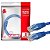 5x Cabo De Rede Patch Cord Gigabit Cat5e Até 1gb Azul 2Mt - Imagem 2