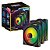 Kit De Fans C/3 120mm Argb Revenger Sem fio Maximus Encaixe - Imagem 1