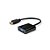 Cabo Adaptador Hdmi Macho Para Vga Femea Pc Note Plus Cable - Imagem 3