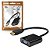 Cabo Adaptador Hdmi Macho Para Vga Femea Pc Note Plus Cable - Imagem 1