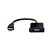 Cabo Adaptador Hdmi Macho Para Vga Femea Pc Note Plus Cable - Imagem 4