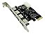 Placa Pci-e Usb 3.0 4 Portas 5gbps Dp-43 Dex - Imagem 1
