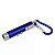 Chaveiro 3X1 Laser Lanterna Identificador Nota Falsa - bolso - Imagem 3