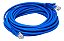 Cabo de Rede Patch Cord Plus Cable Cat.5E 2,5M Azul Gigabit - Imagem 4