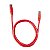 Cabo de Rede Patch Cord Plus Cable Cat.6 2,5M Vermelho Giga - Imagem 2