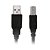 Cabo Usb 2.0 AmxBm Impressora 1,8M Preto Usb1801 Plus Cable - Imagem 3