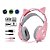 Fone Headset Gamer Orelha De Gatinho Rosa Ps4 Ps5 Xbox Pc - Imagem 2