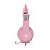 Fone Headset Gamer Orelha De Gatinho Rosa Ps4 Ps5 Xbox Pc - Imagem 3