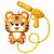 Brinquedo Infantil Mochila Arminha Lança Água Pistola Tigre - Imagem 1