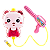 Brinquedo Infantil Mochila Arminha Lança Água Pistola Gata - Imagem 1