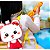 Brinquedo Infantil Mochila Arminha Lança Água Pistola Gata - Imagem 5