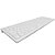 Teclado Flat Com Fio Tc300 Branco Abnt2 Oex tipo notebook - Imagem 1
