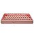Teclado Silencioso Bluetooth Sem Fio Retro Oex Tc510 Rosa - Imagem 3