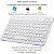 Kit Mouse e Teclado S/ Fio Bluetooth Notebook Tablet Ipad - Imagem 4