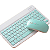 Kit Mouse Teclado Sem Fio Bluetooth  Notebook Tablet Ipad - Imagem 1