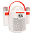 Caixa De Som Bluetooth Karaoke Megafone 2 Mic Leds Rgb 30w - Imagem 1