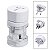 Adaptador Tomada Universal Viagem Europeu Americano Asia Uk - Imagem 3