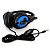 Fone De Ouvido Headset Gamer P3 Para Ps4 XBOX Note Azul - Imagem 3