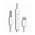 Cabo Auxiliar Lightning Para Iphone 3,5mm Caixa Som P2 1m - Imagem 2