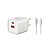 Carregador Turbo Fast Tomada 45w Usb C Para Iphone Cabo 1m - Imagem 3