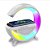 Mini Caixa De Som G Portátil Carregador Indução Qi Usb C Rgb - Imagem 1