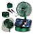 Ventilador Portatil Recarregável Usb C 3 Velocidades Verde - Imagem 1