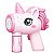 Pistola Automática Unicornio Bolhas De Sabão Giratoria - Imagem 1