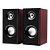 Caixa de Som Multimidia USB P2 10W RMS XC-CM-14 Marrom - Imagem 1