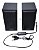 Caixa de Som Multimidia USB P2 10W RMS Madeira Linda Preta - Imagem 4