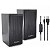 Caixa de Som Multimidia USB P2 10W RMS Madeira Linda Preta - Imagem 1